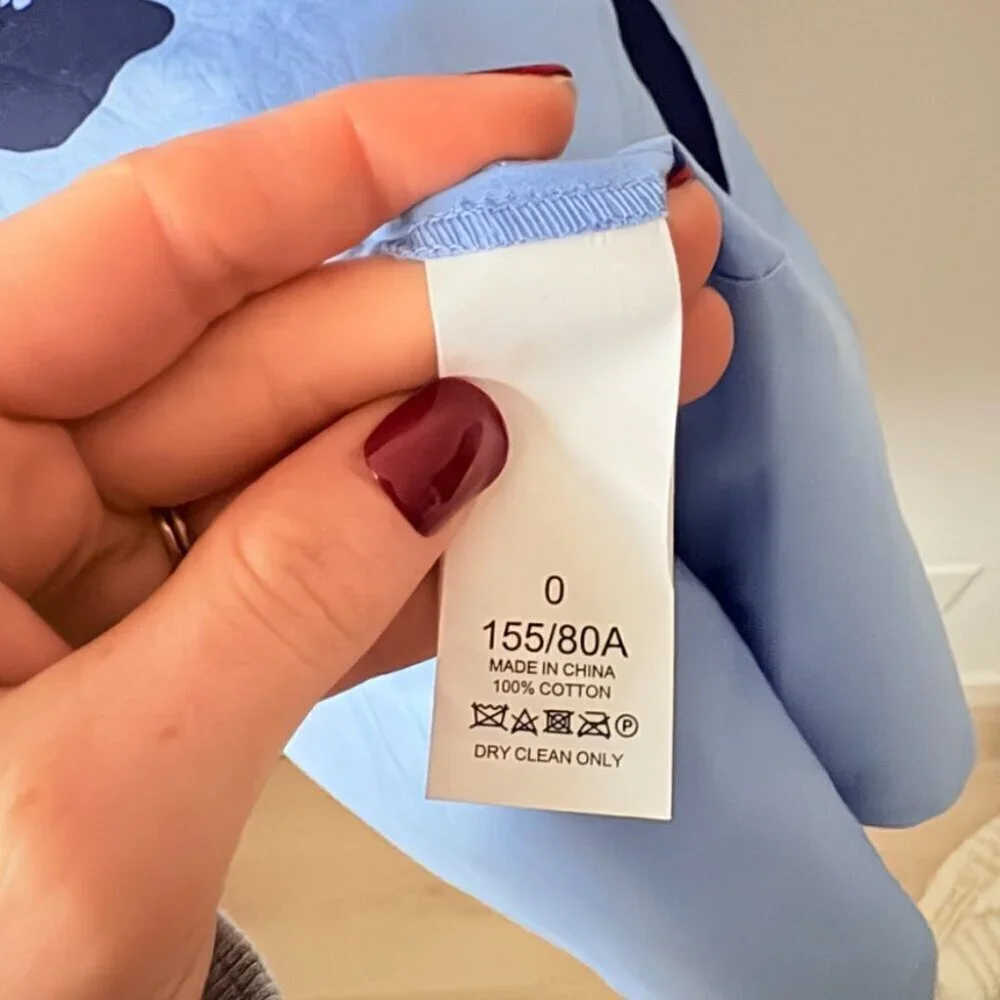 Kate Spade Grand Flora Poplin Midi Dress NWT Blue Heron Size 0